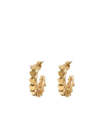 Oorbellen goud hartjes
