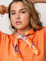Zomersjaal - oranje