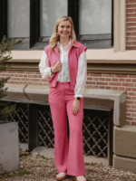 Gilet Danielle berry pink